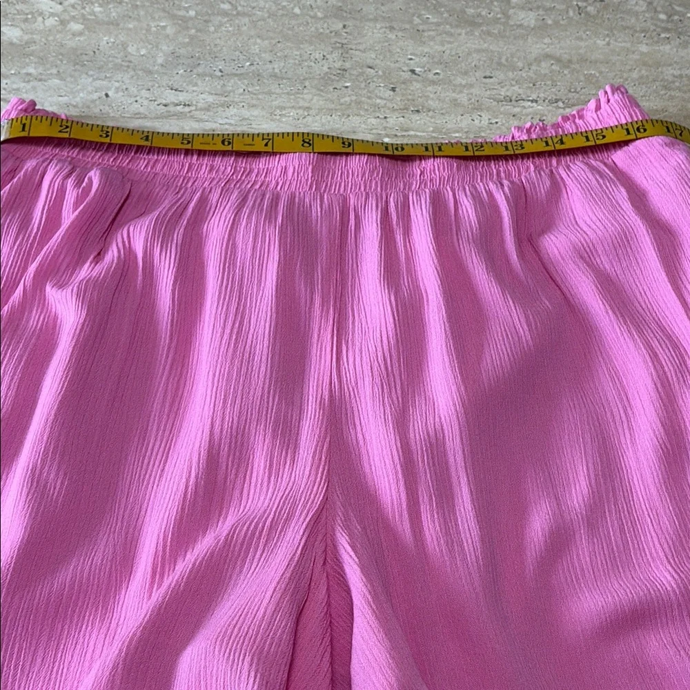 NWOT Boston Proper 2 Piece Pink Short Set with Elastic Waist - Picture 10 of 15